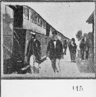 Arrivée d'un train gare de Vincennes